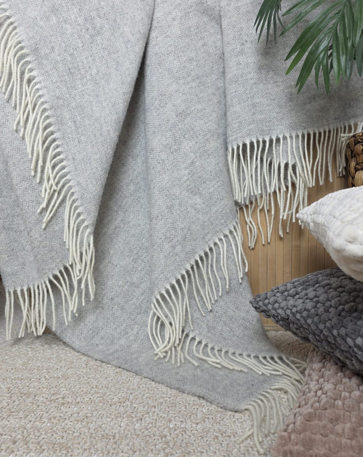 Wolldecken und Wollplaids