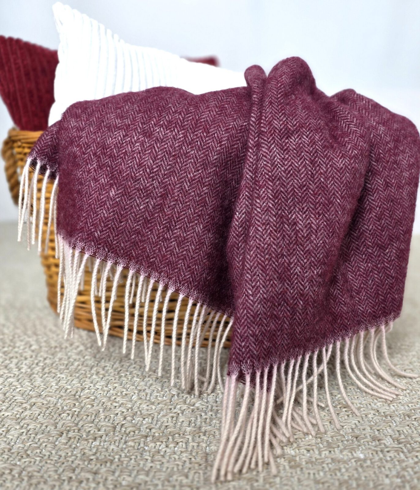 Wolldecken und Wollplaids