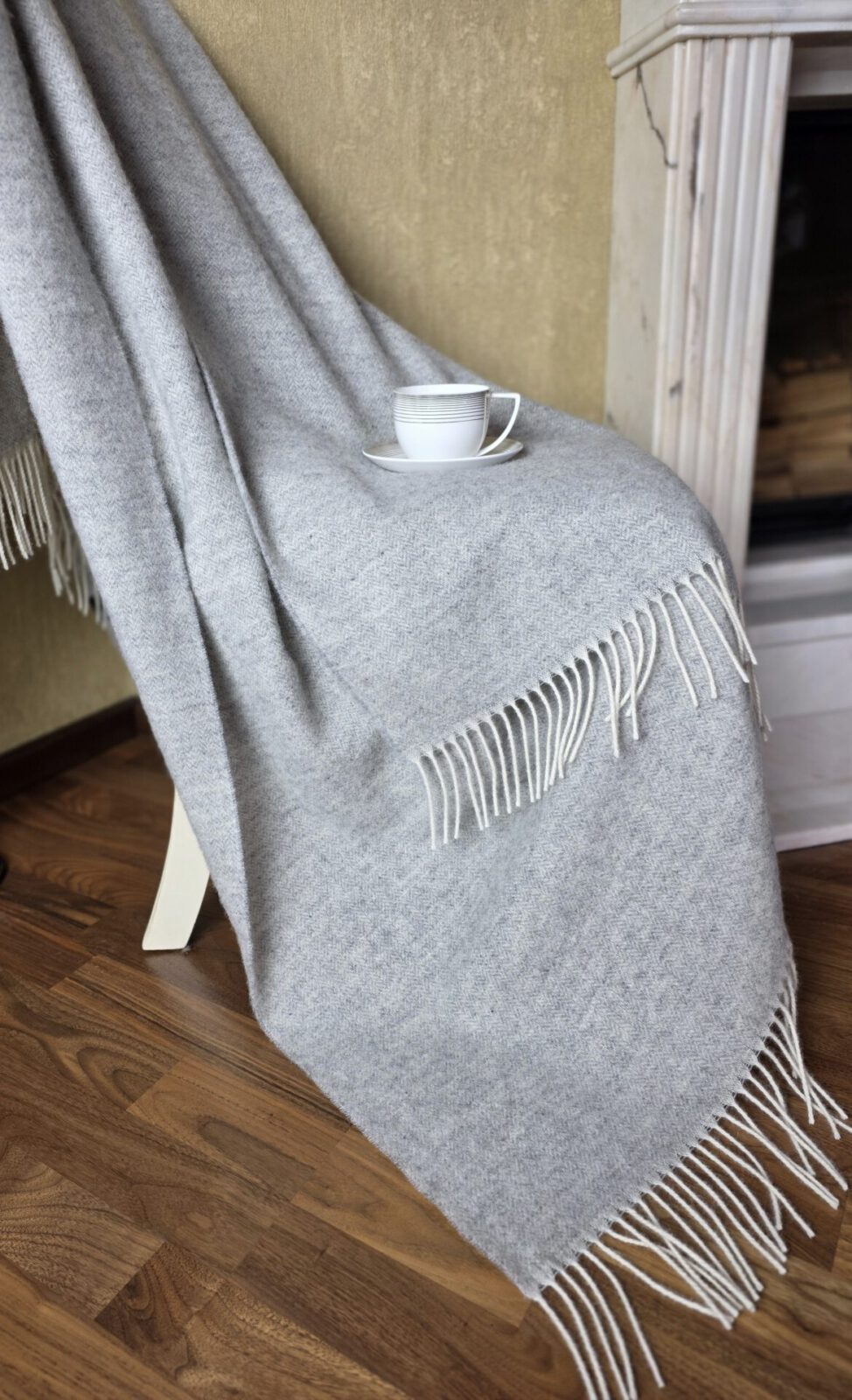 Wolldecken und Wollplaids