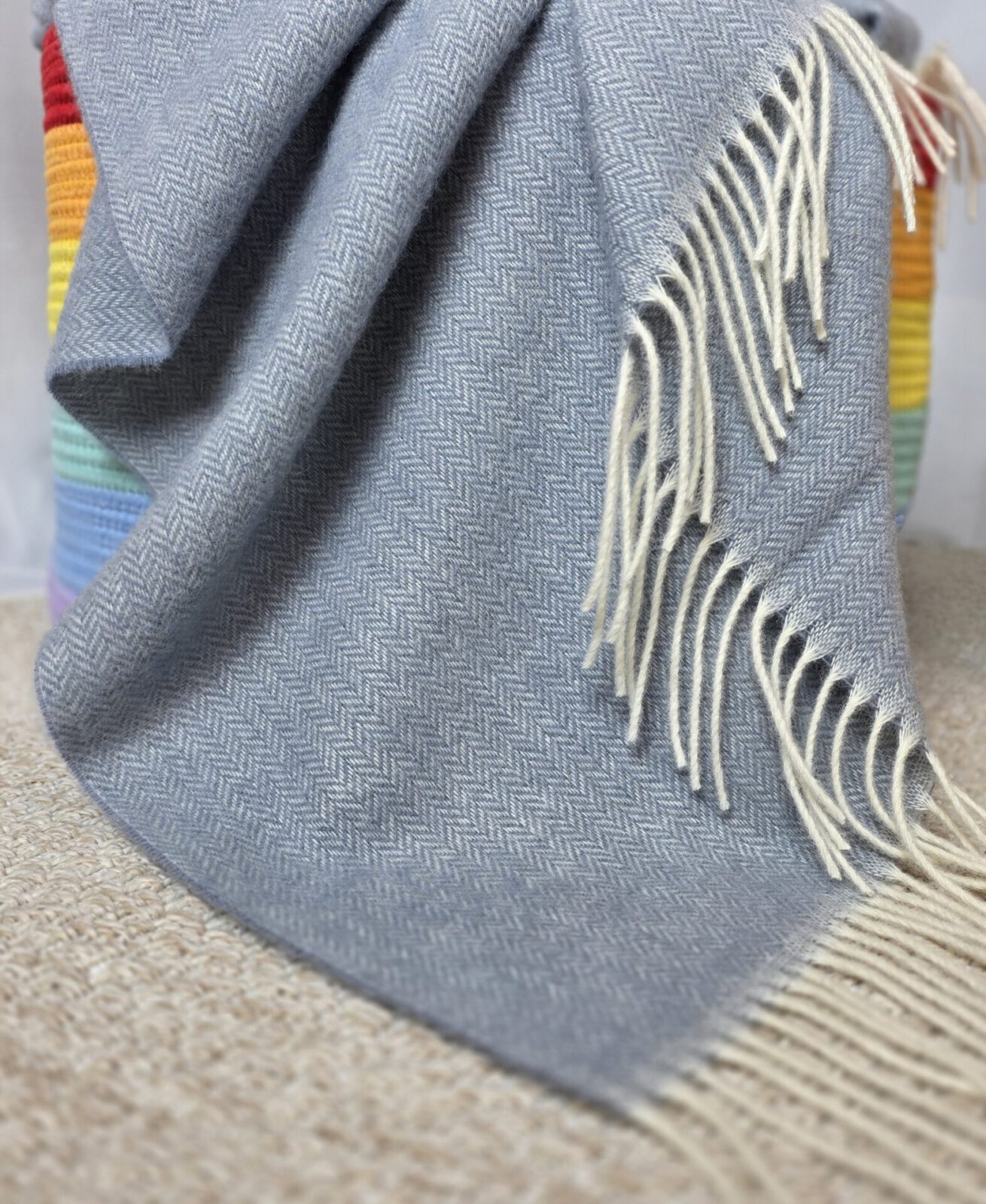 Wolldecken und Wollplaids