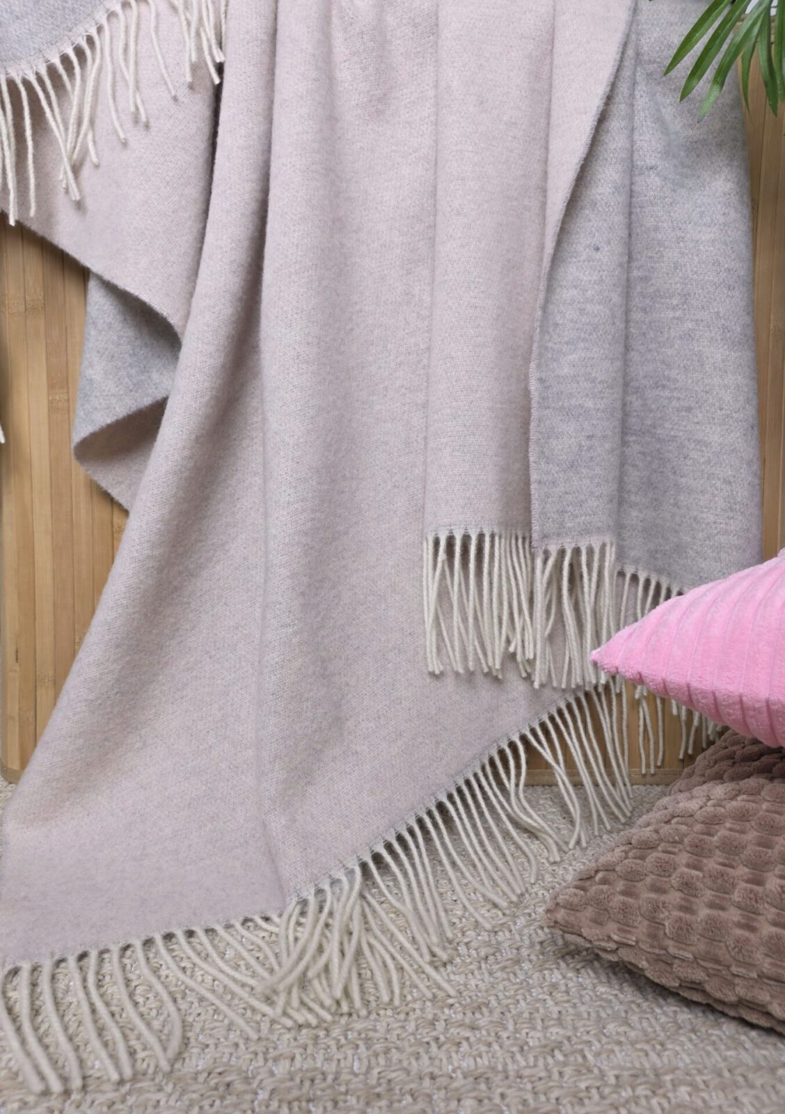 Wolldecken und Wollplaids