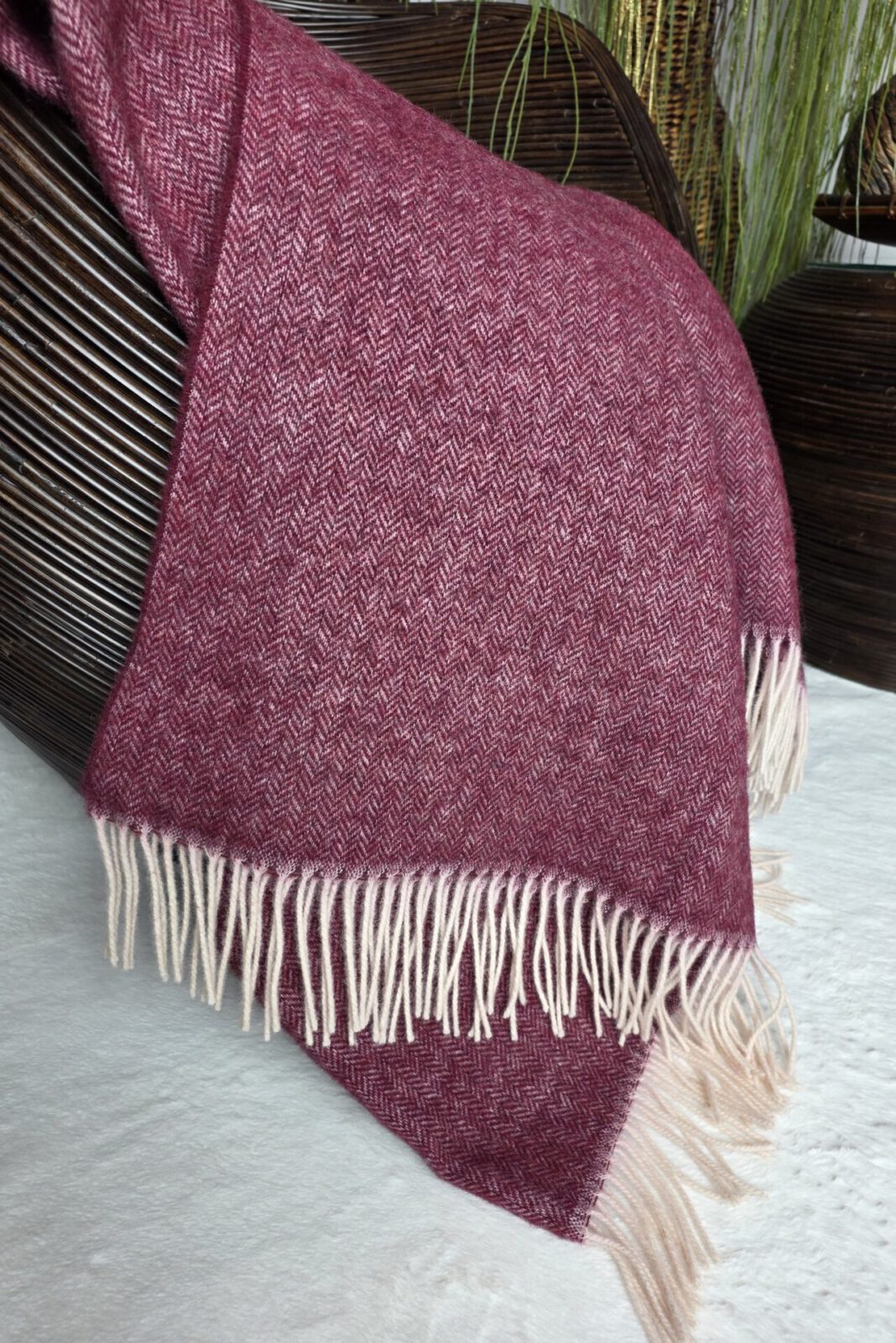 Wolldecken und Wollplaids