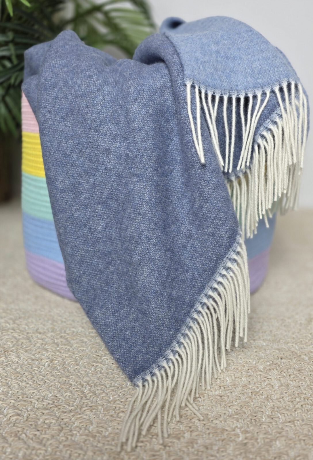 Wolldecken und Wollplaids