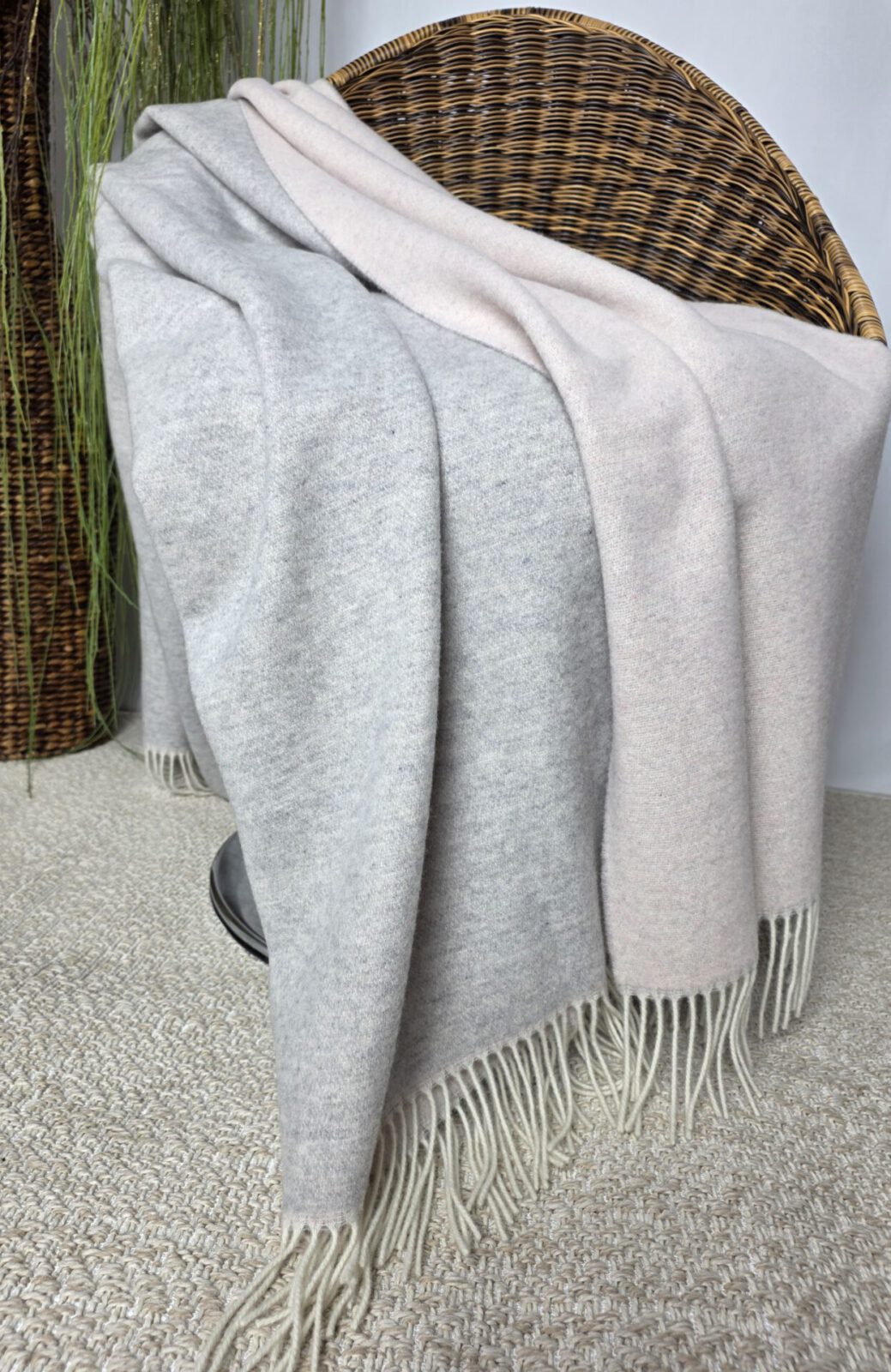 Wolldecken und Wollplaids