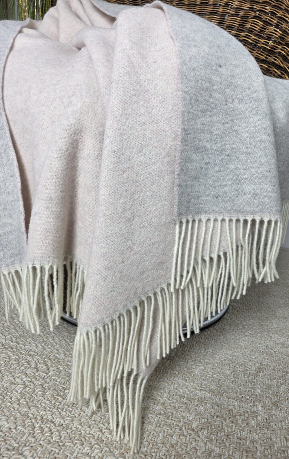 Wolldecken und Wollplaids