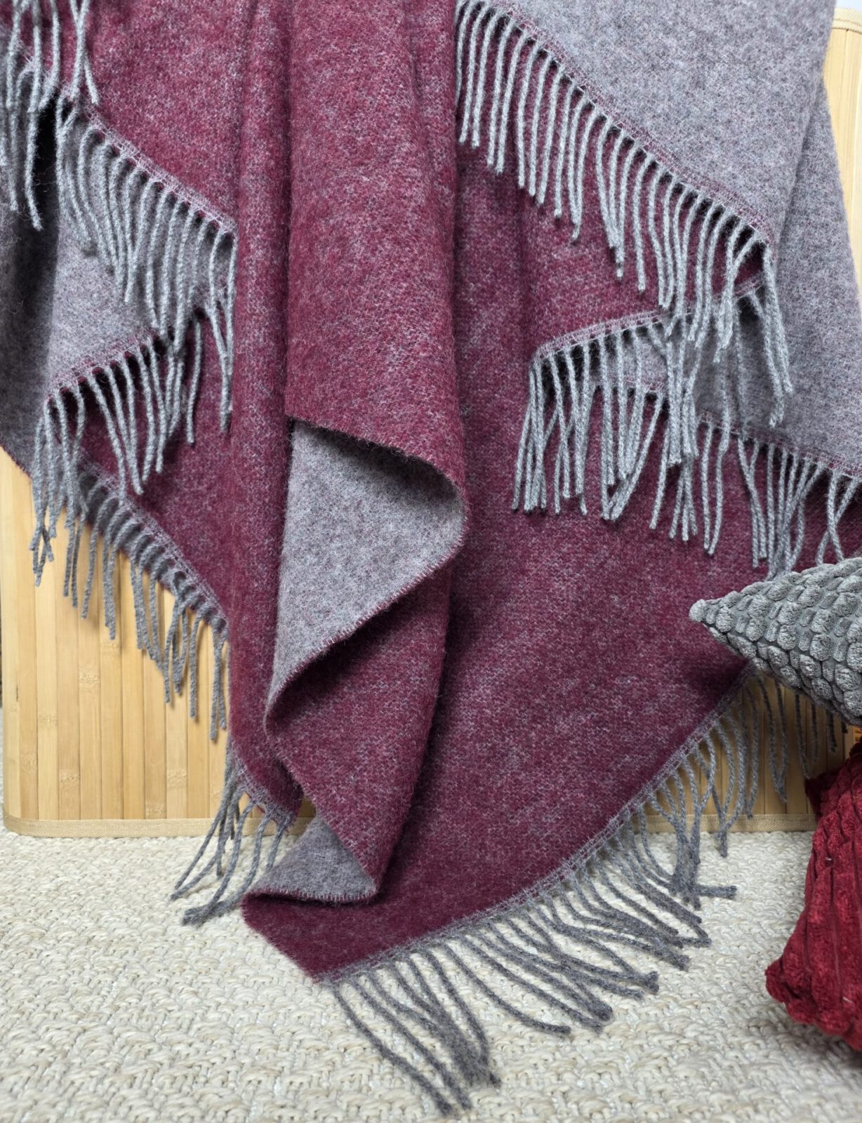 Wolldecken und Wollplaids