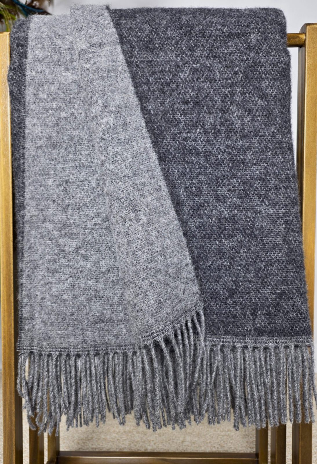 Wolldecken und Wollplaids