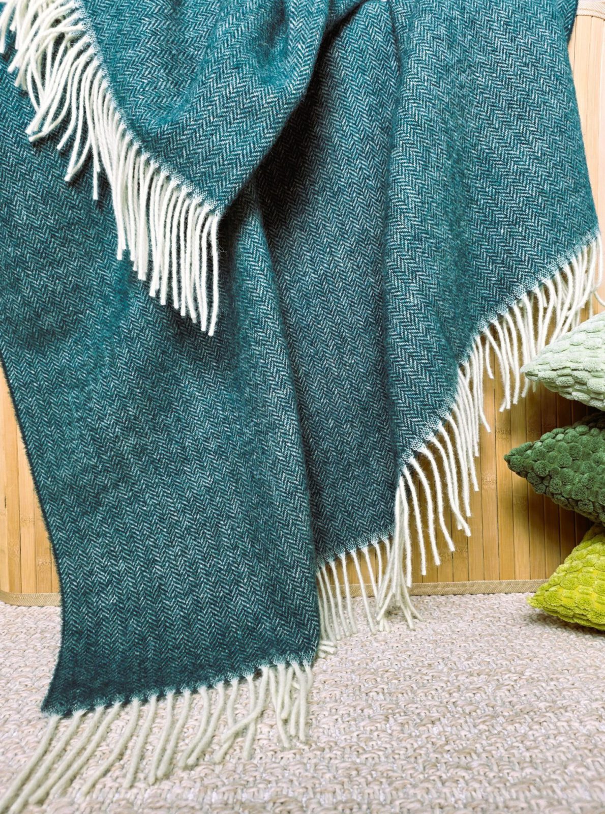 Wolldecken und Wollplaids