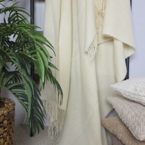 Alternative view of Wollplaid & Wolldecke "Tirol DF"cremeweiß/elfenbein