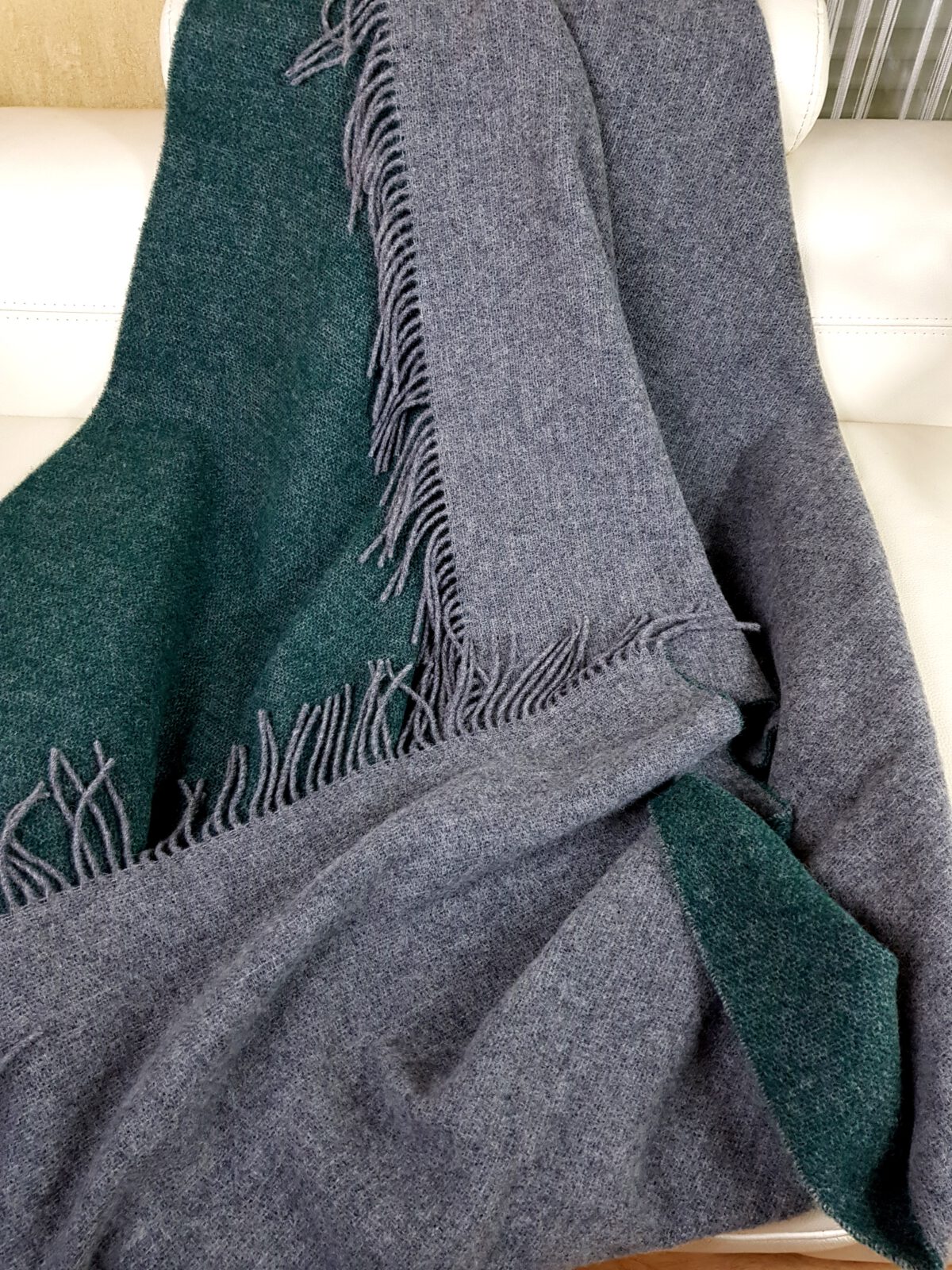 Wolldecken und Wollplaids