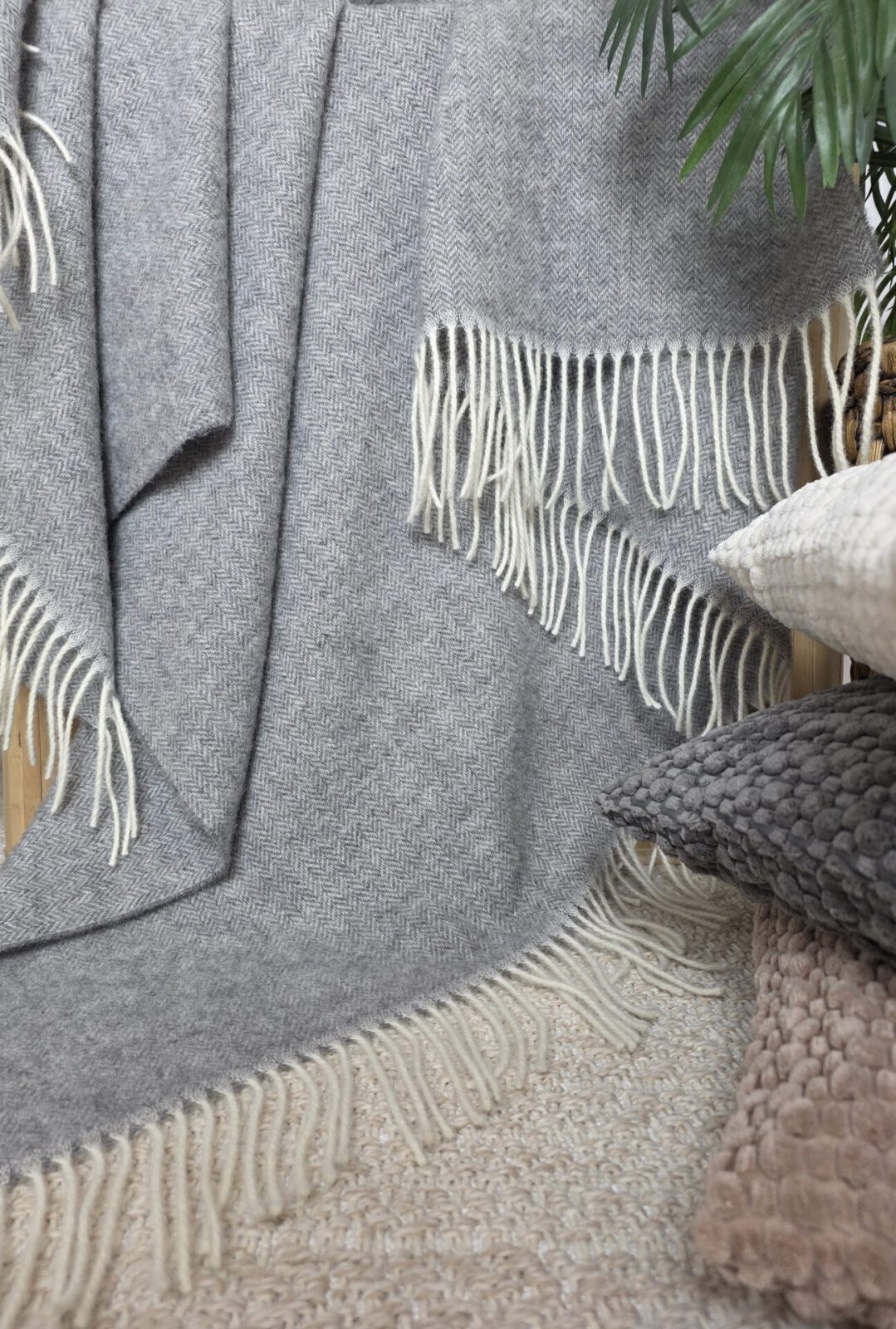 Wolldecken und Wollplaids