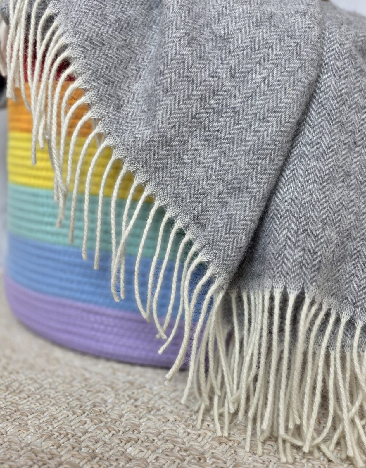 Wolldecken und Wollplaids