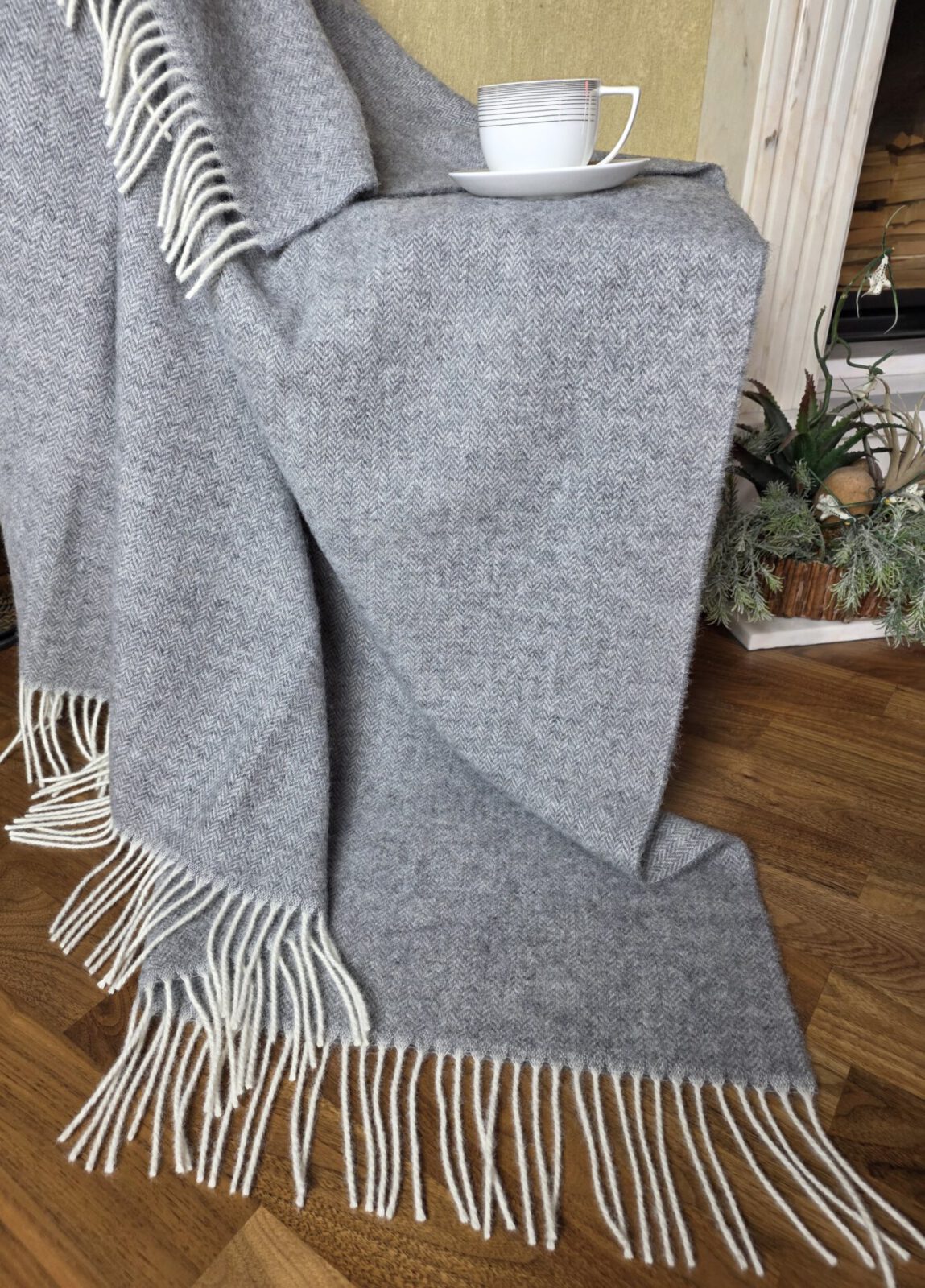 Wolldecken und Wollplaids