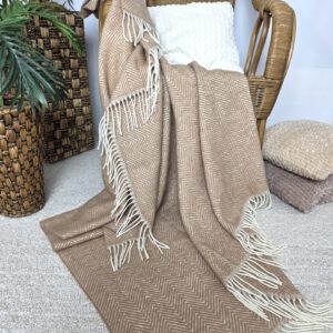 Alternative view of Wollplaid & Wolldecke "Tirol M" beige