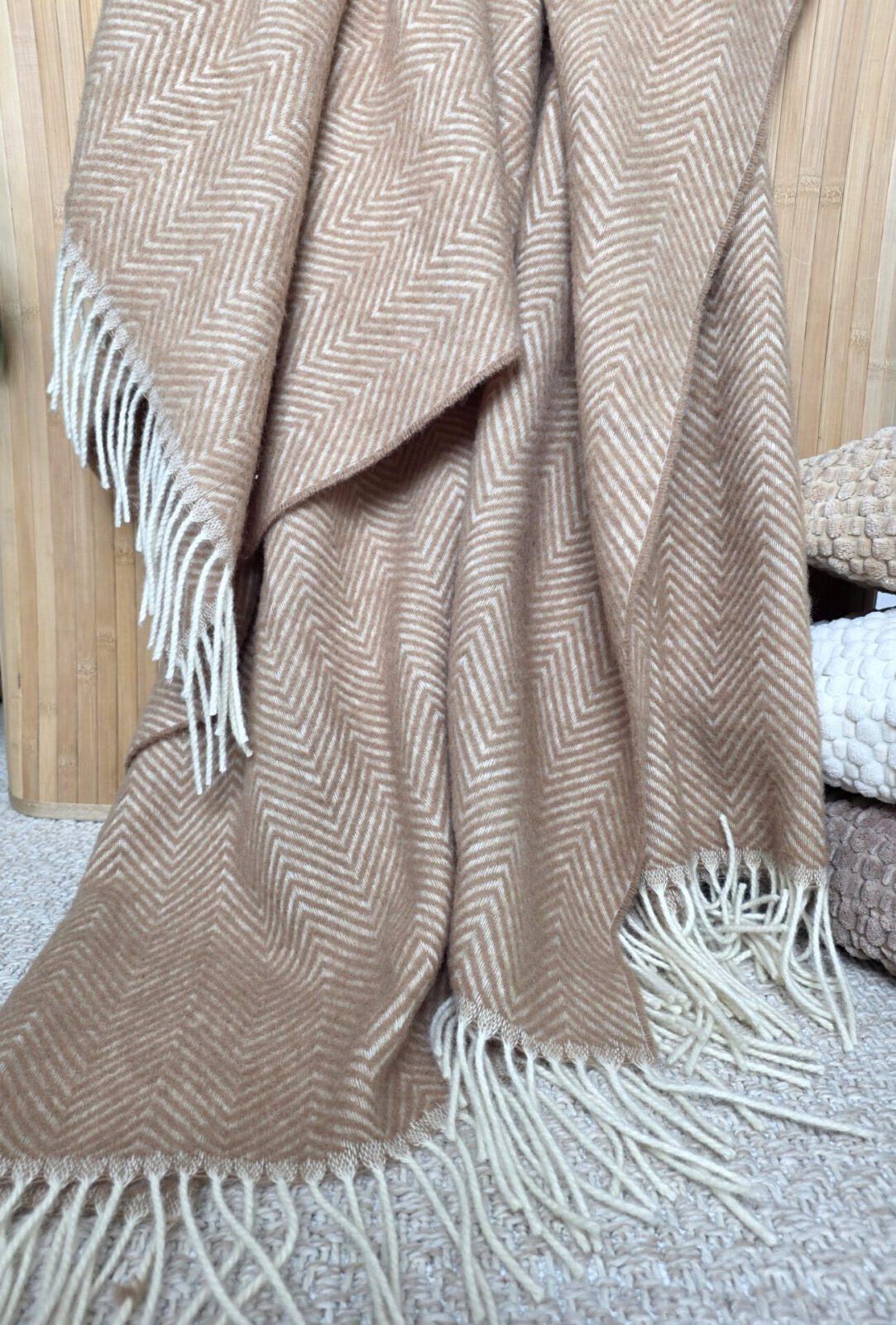 Wolldecken und Wollplaids