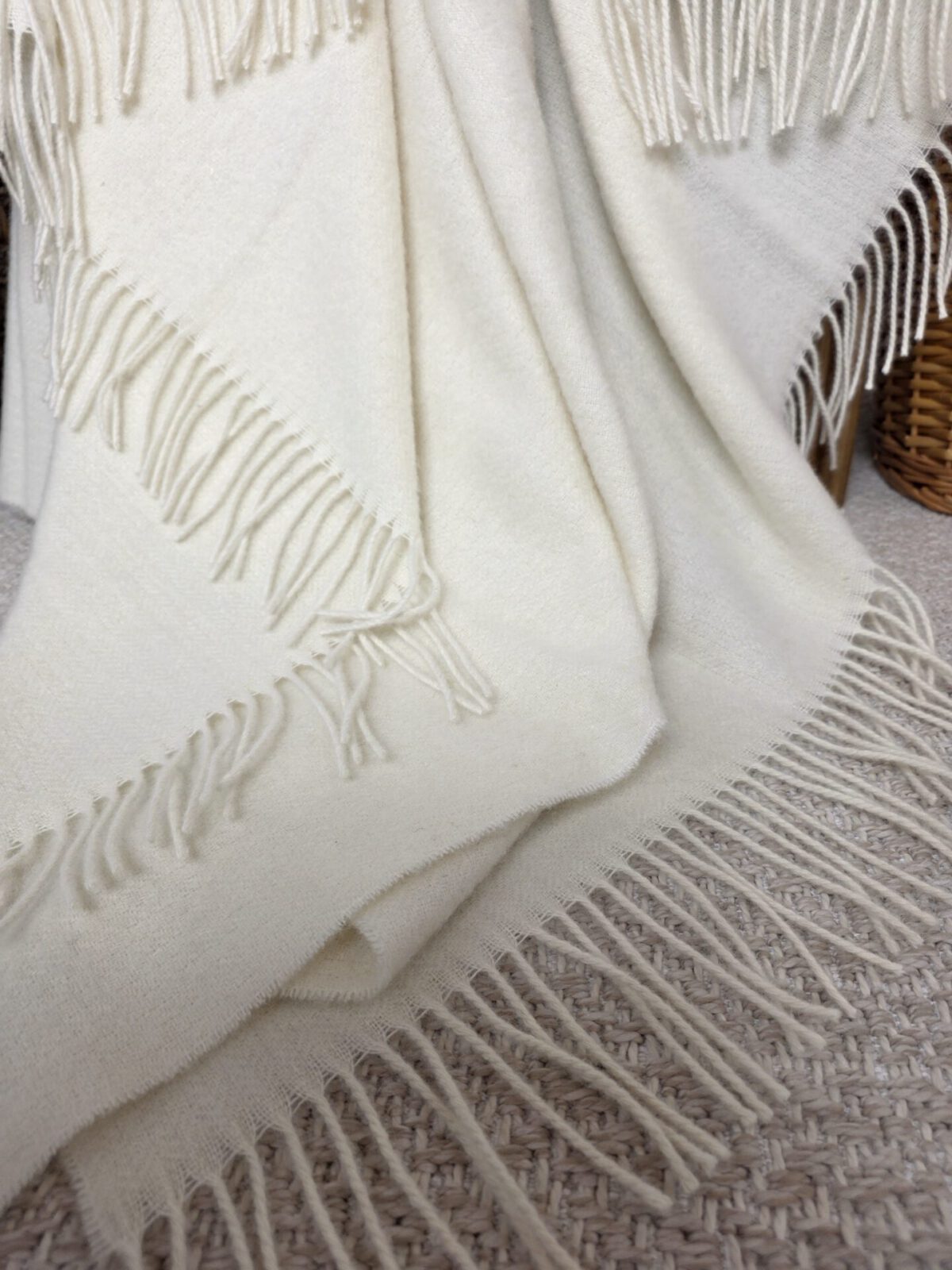 Wolldecken und Wollplaids