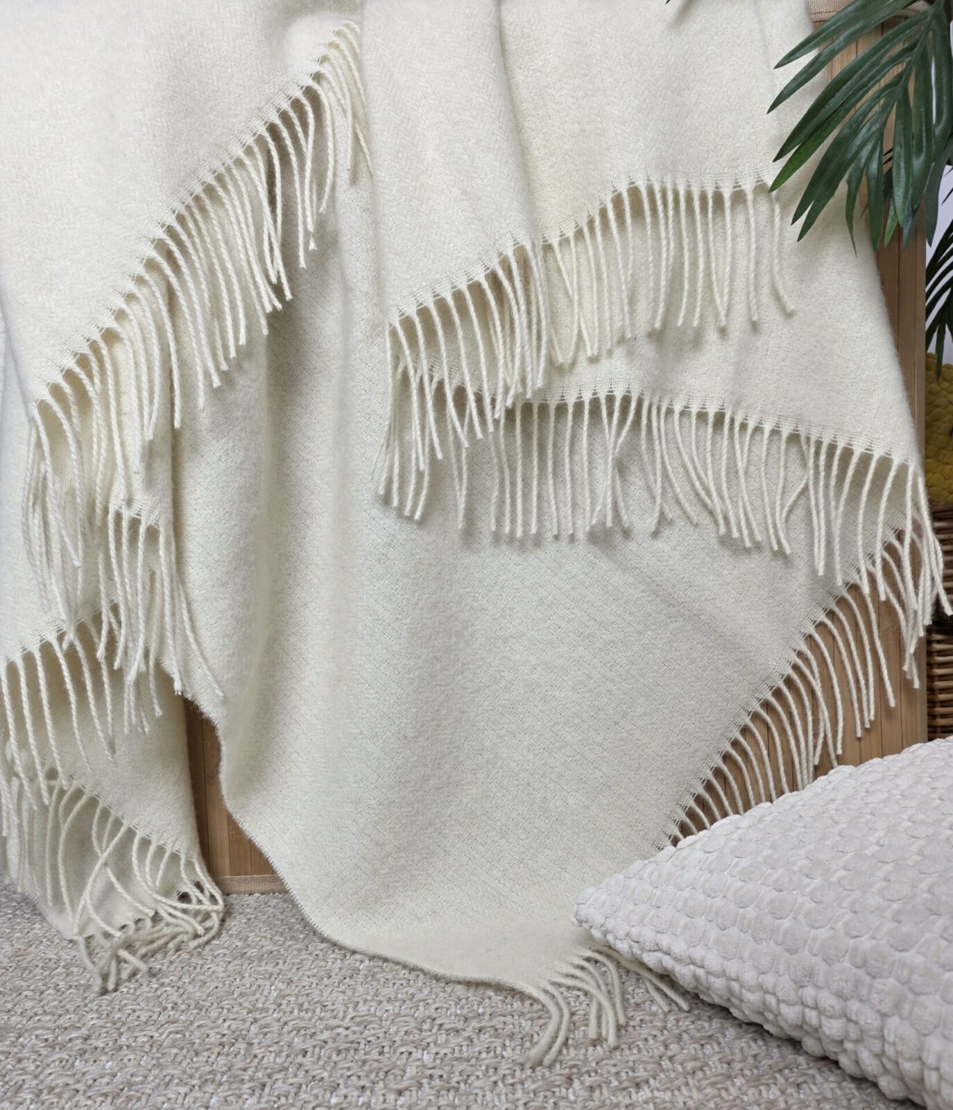 Wolldecken und Wollplaids