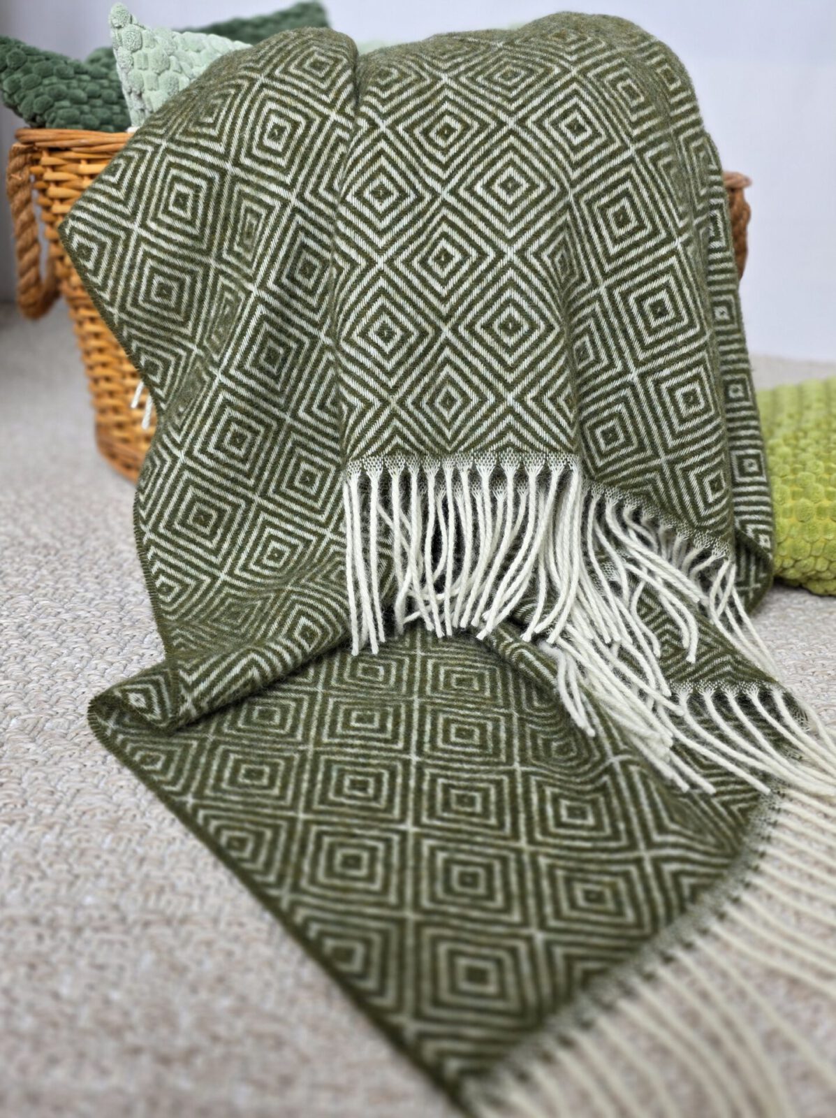Wolldecken und Wollplaids