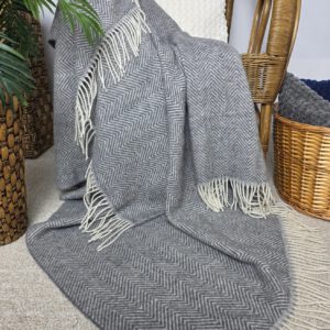 Alternative view of Wollplaid & Wolldecke "Tirol M" grau