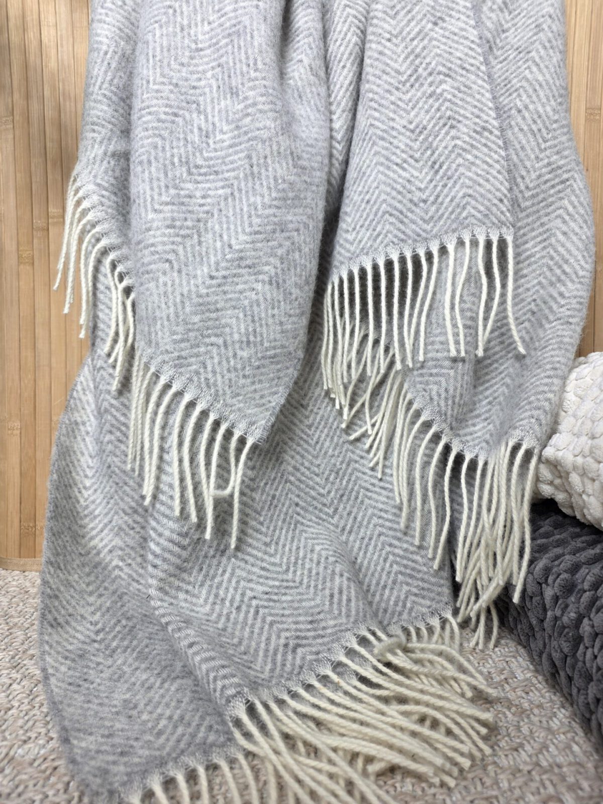 Wolldecken und Wollplaids