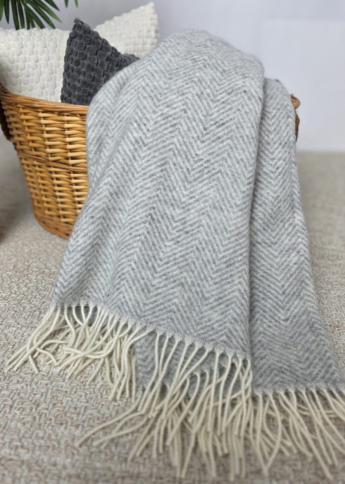 Wolldecken und Wollplaids