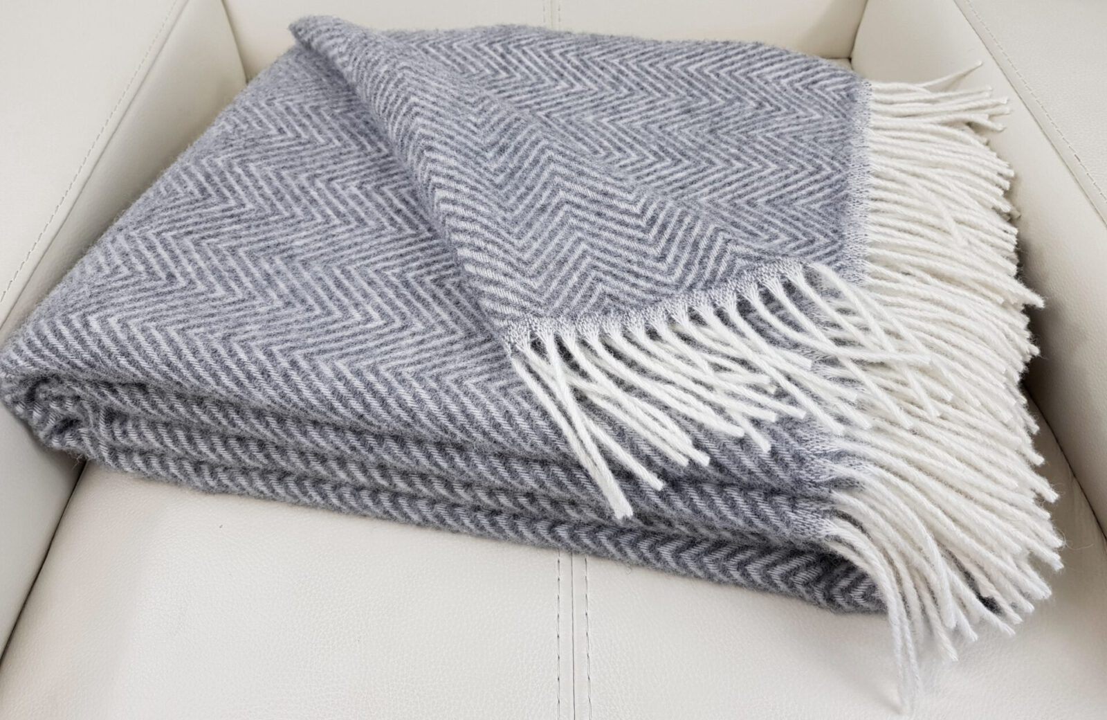 Wolldecken und Wollplaids