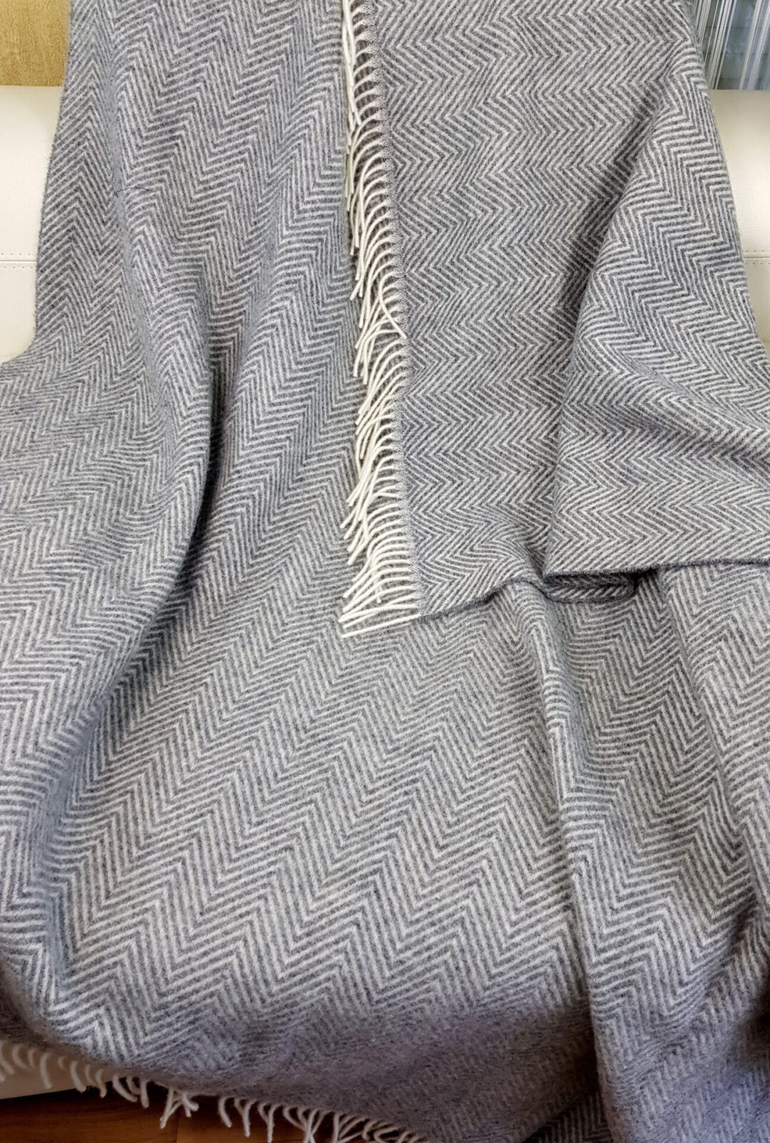 Wolldecken und Wollplaids