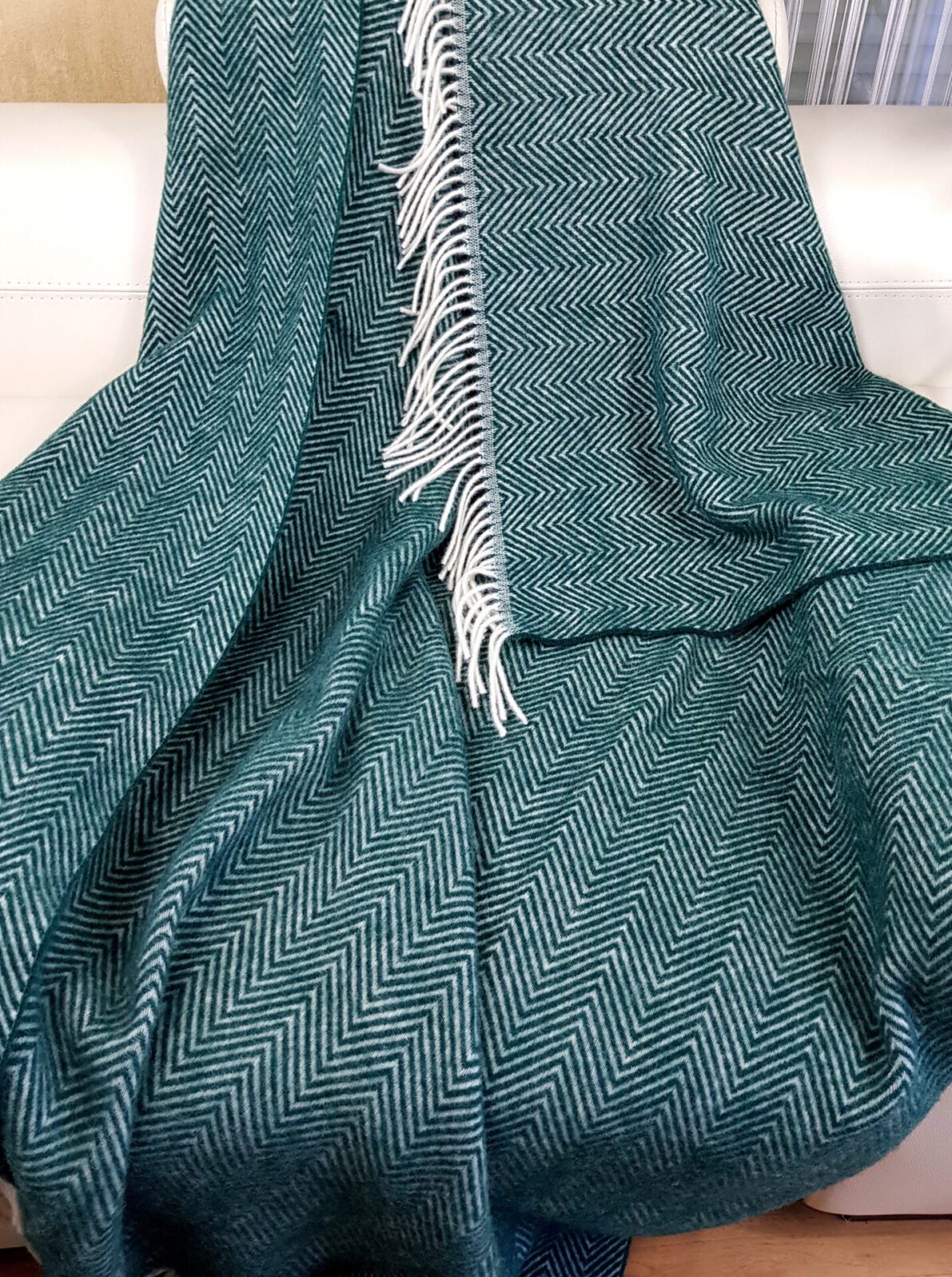 Wolldecken und Wollplaids