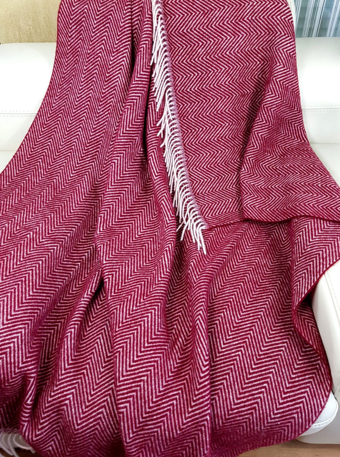 Wolldecken und Wollplaids