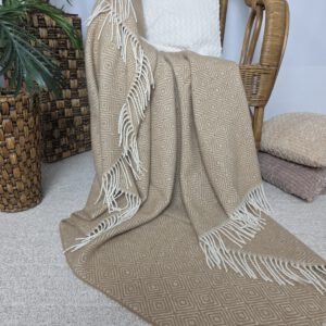 Alternative view of Wollplaid & Wolldecke "Tirol V" beige