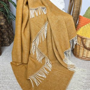 Alternative view of Wollplaid & Wolldecke "Tirol A" senf