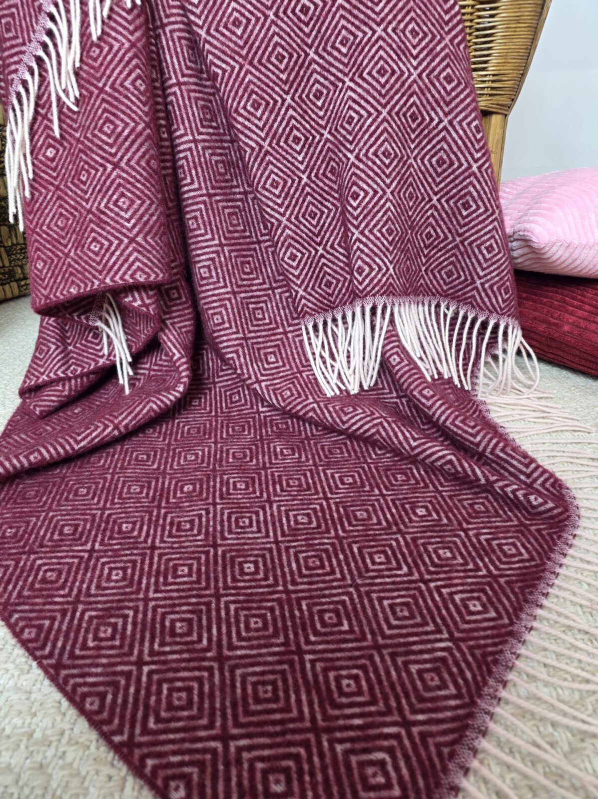 Wolldecken und Wollplaids
