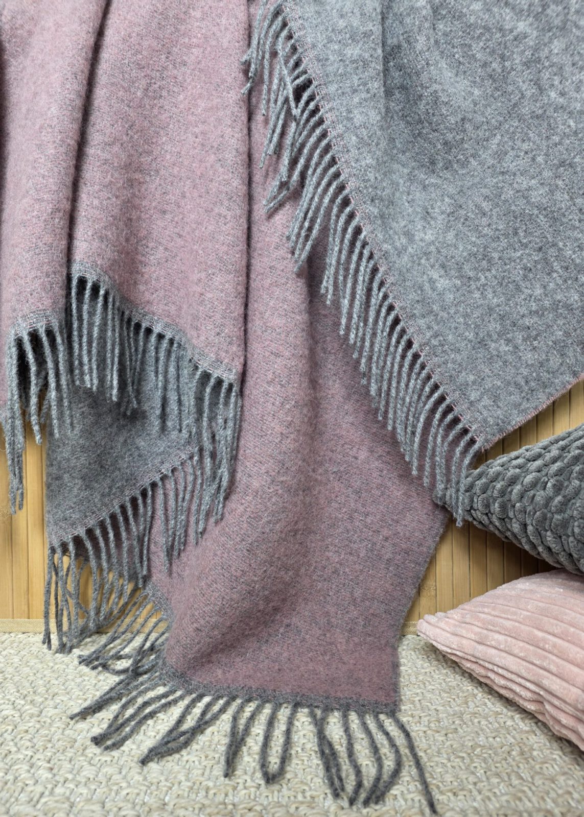 Wolldecken und Wollplaids