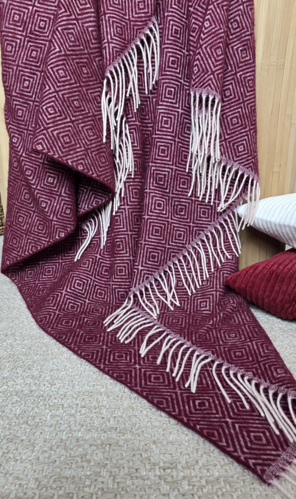 Wolldecken und Wollplaids