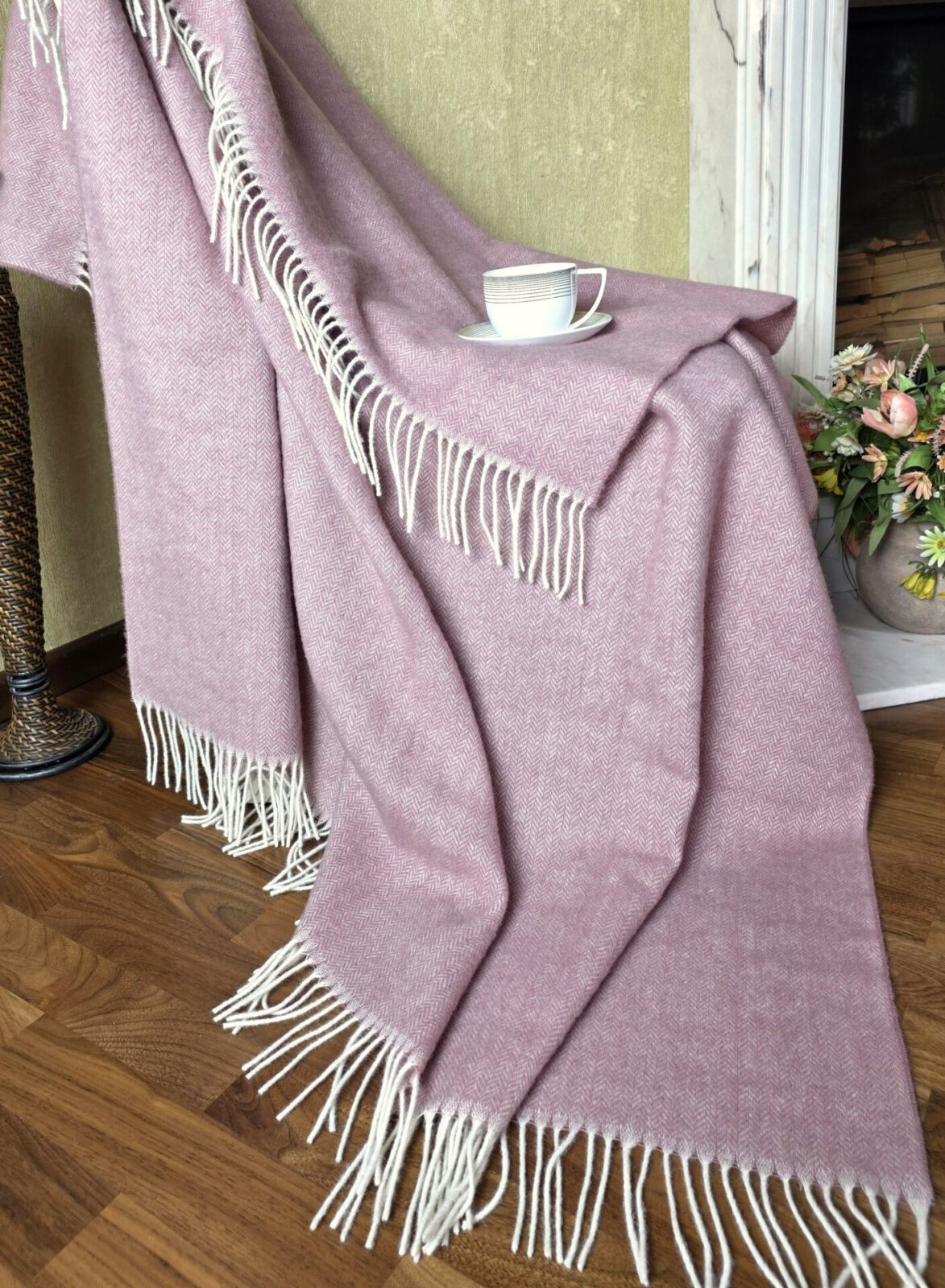 Wolldecken und Wollplaids