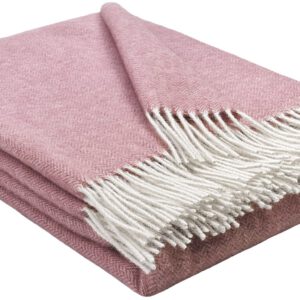 Wollplaid & Wolldecke "Tirol A" altrosa