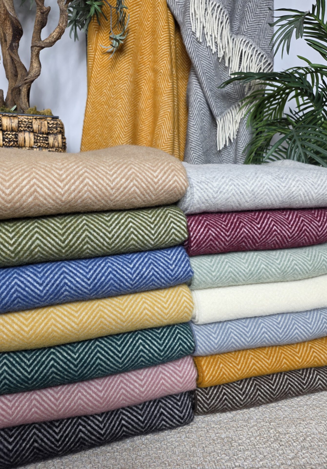 Wollplaid & Wolldecke "Tirol M" grün – Bild 6