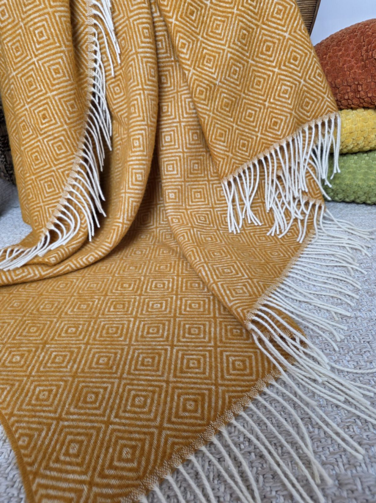 Wolldecken und Wollplaids