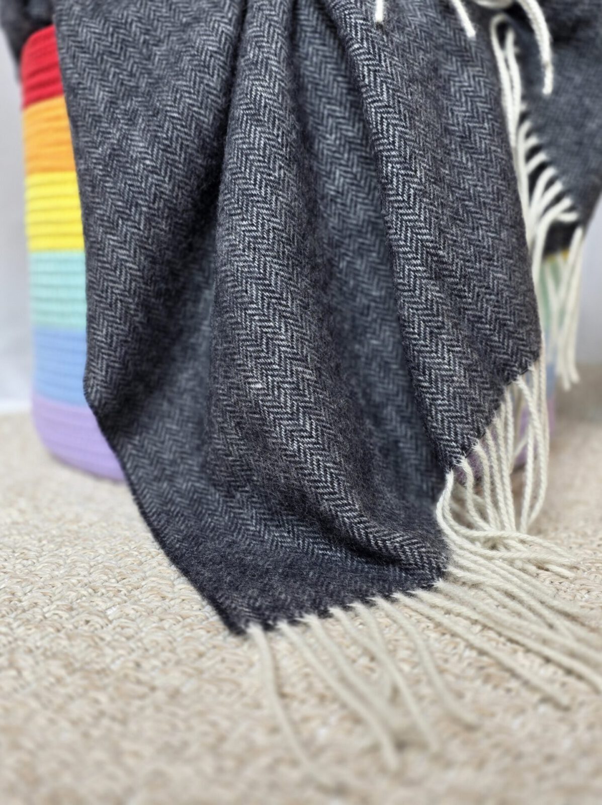 Wolldecken und Wollplaids