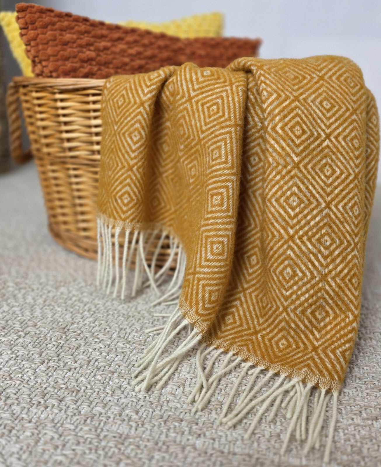 Wolldecken und Wollplaids