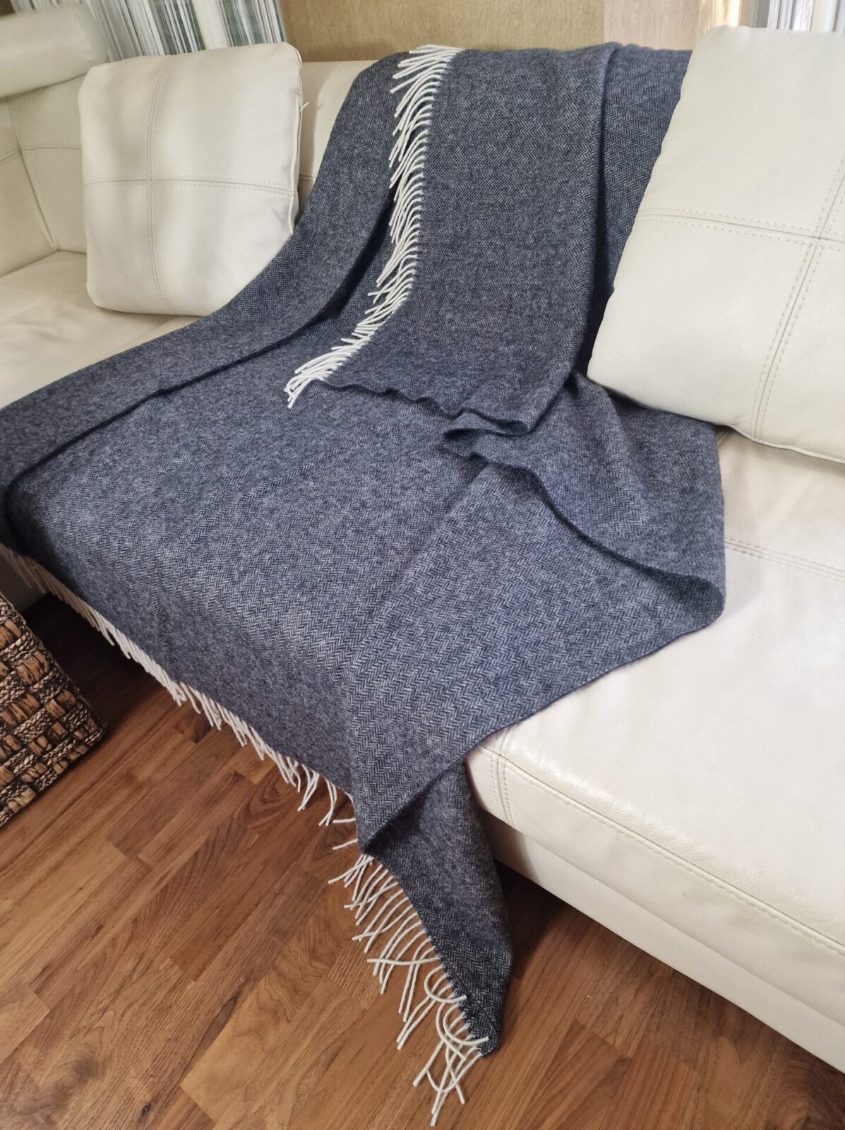 Wolldecken und Wollplaids