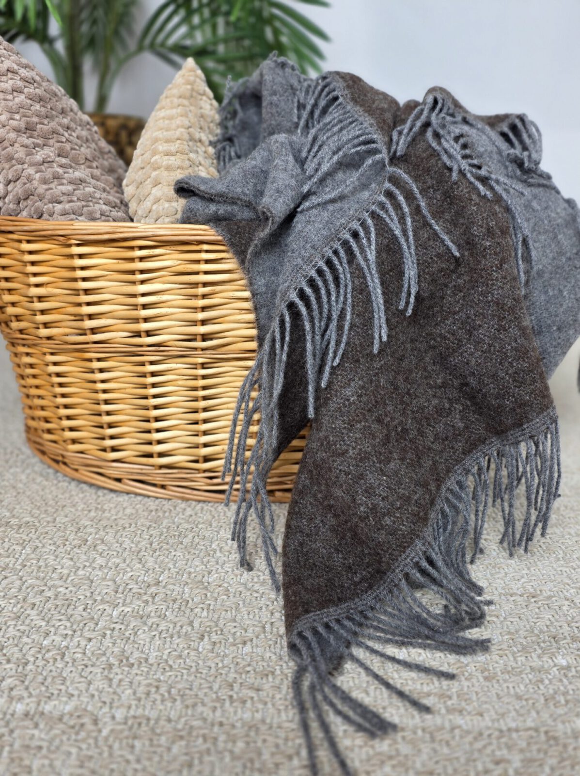 Wolldecken und Wollplaids