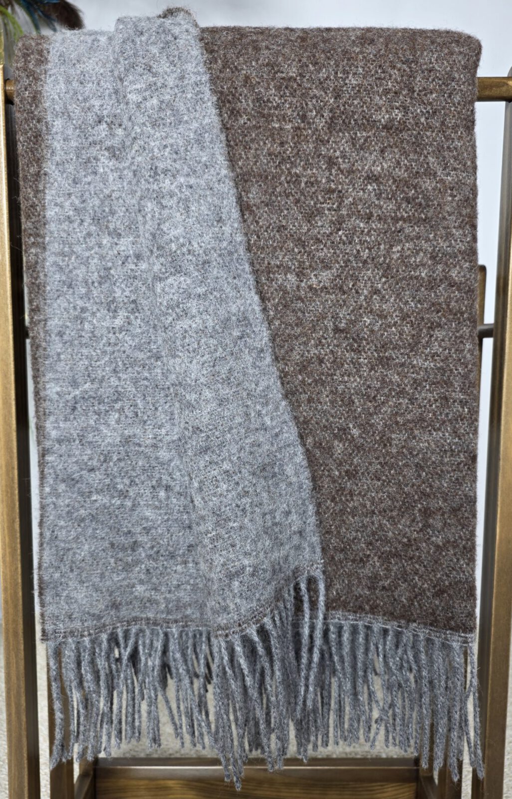 Wolldecken und Wollplaids