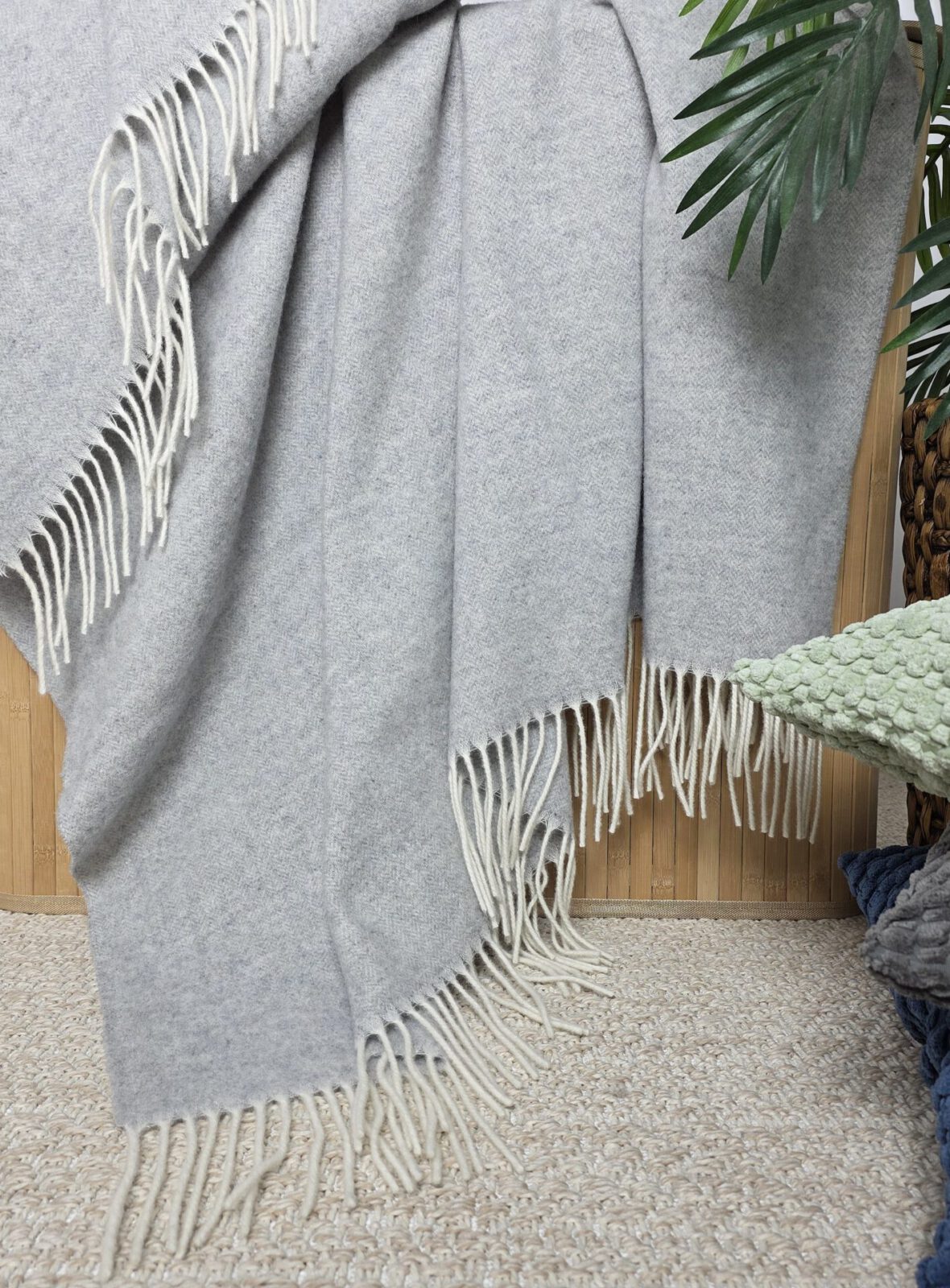 Wolldecken und Wollplaids