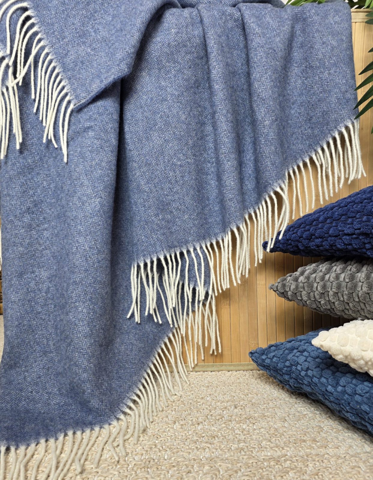 Wolldecken und Wollplaids