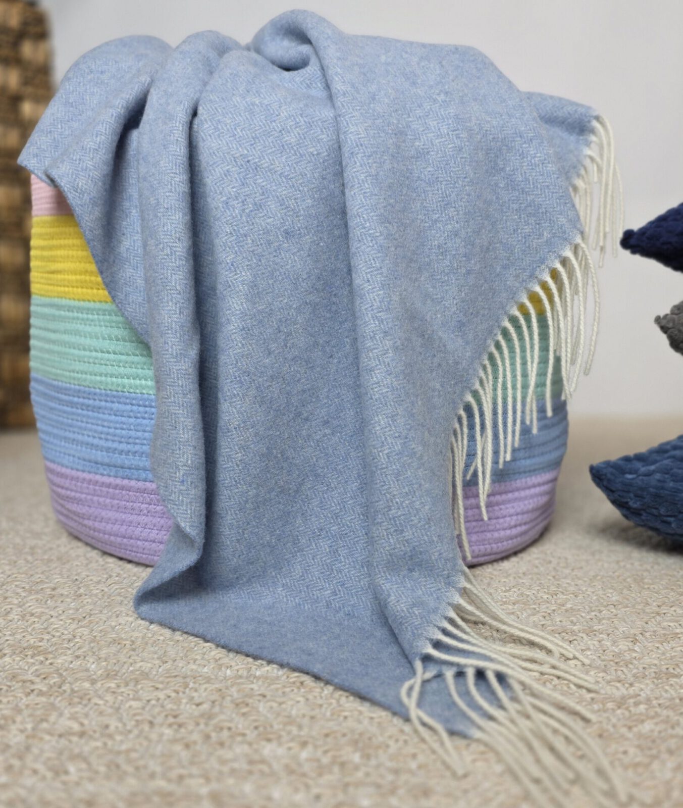 Wolldecken und Wollplaids