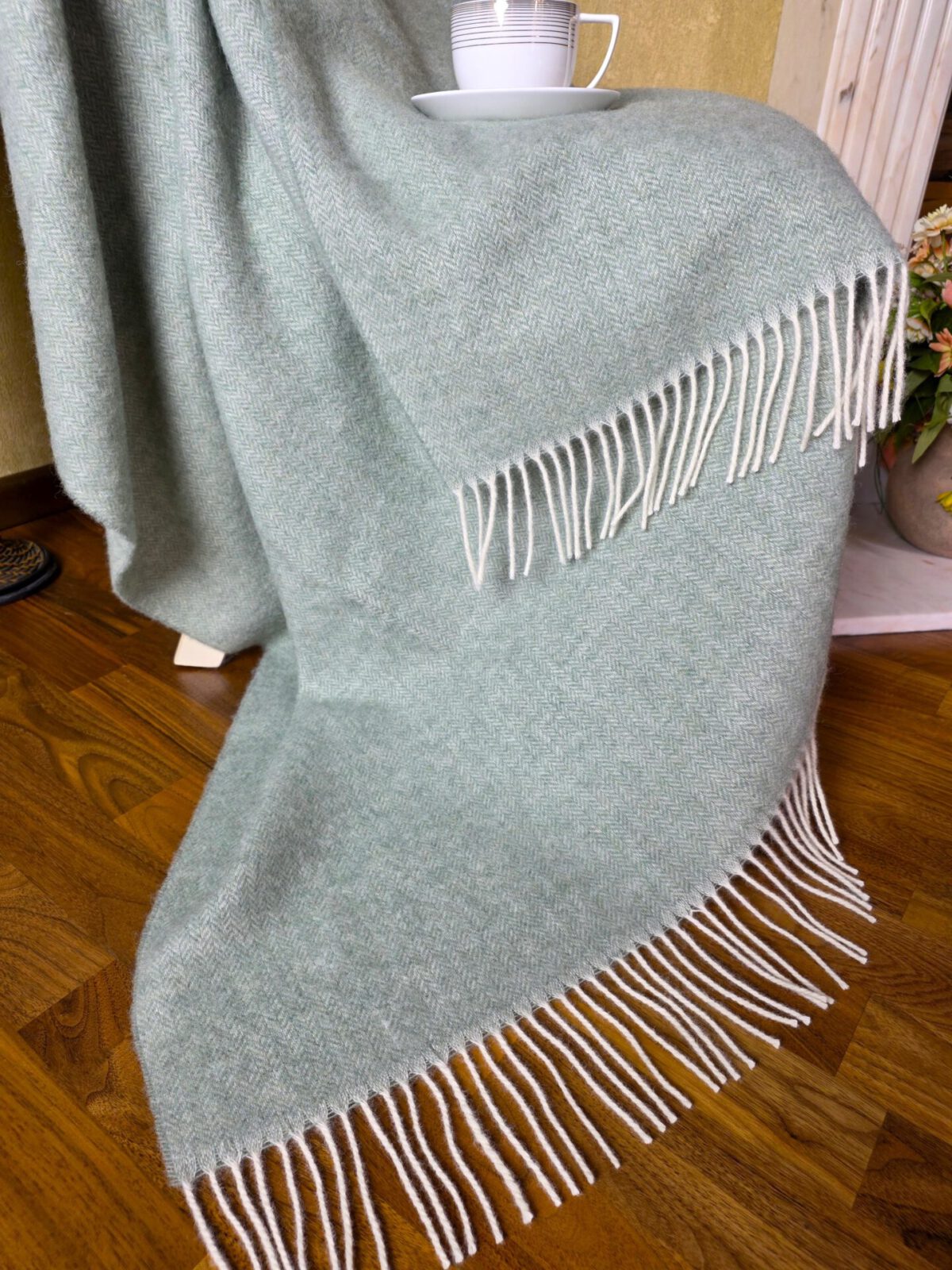 Wolldecken und Wollplaids