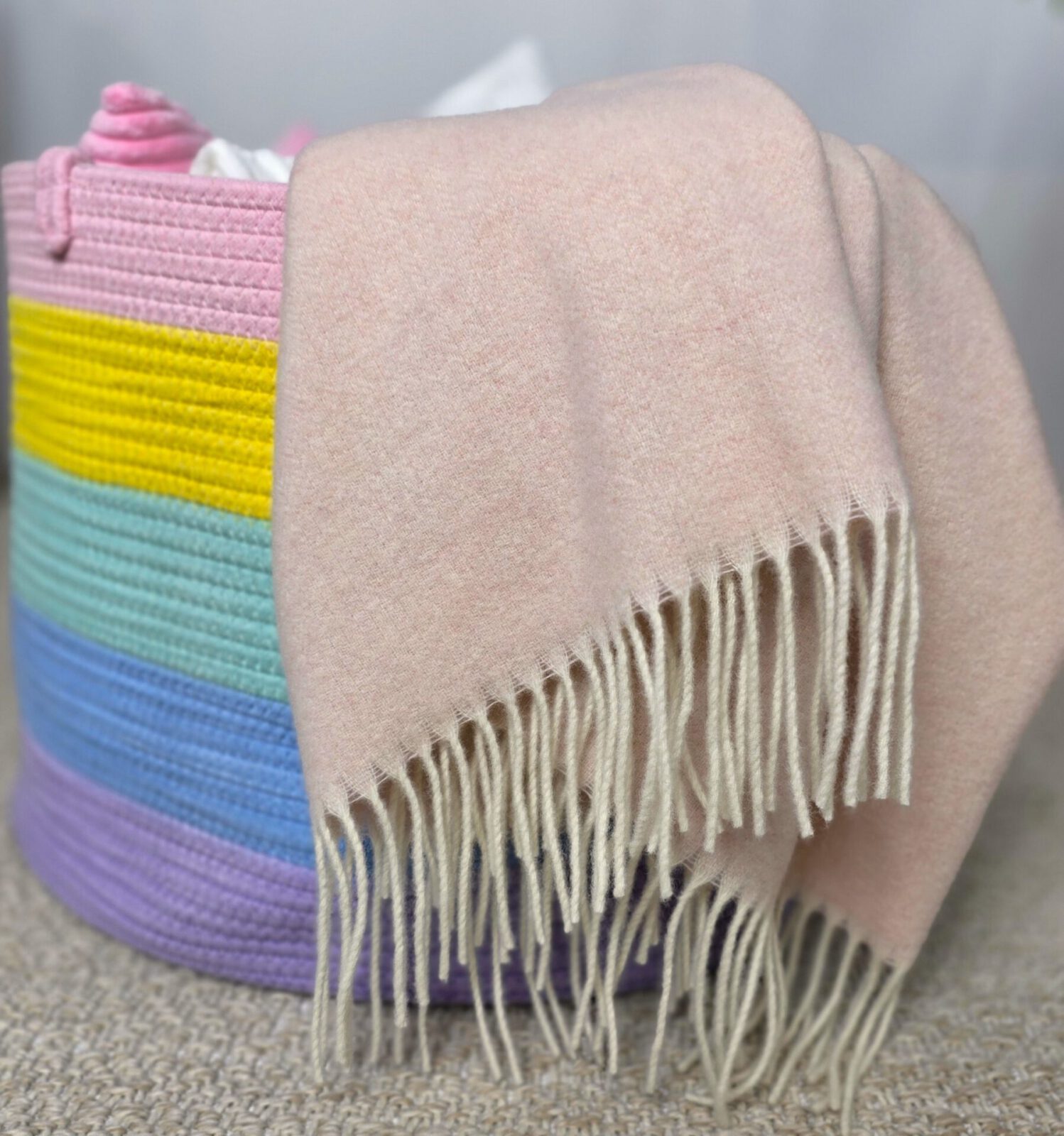 Wolldecken und Wollplaids