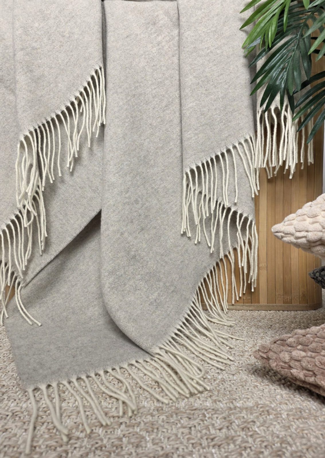 Wolldecken und Wollplaids