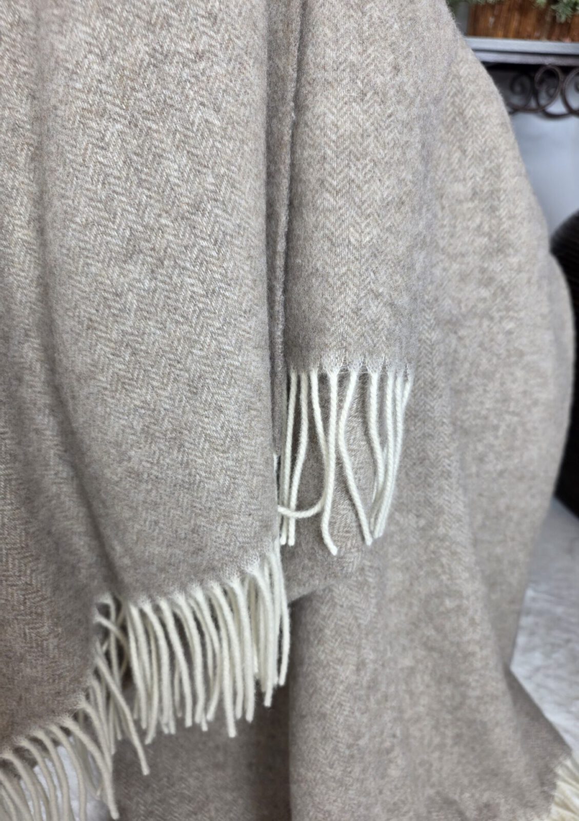 Wolldecken und Wollplaids